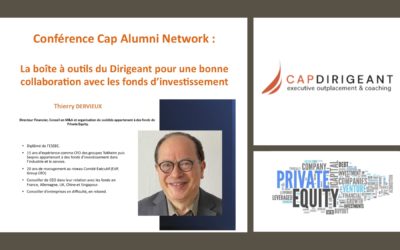 Conférence Cap Alumni Network, le club de dirigeants de Cap Dirigeant